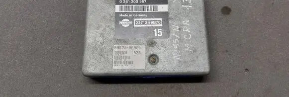 Nissan Micra Engine control unit/module 0261200967 2371099B70 99B7096800
