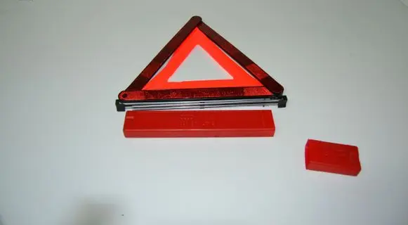 Audi A4 S4 B6 8E 8H Emergency warning sign 8D9860251B
