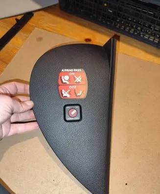 Peugeot 407 Dashboard side end trim 9644560077 96373205XT