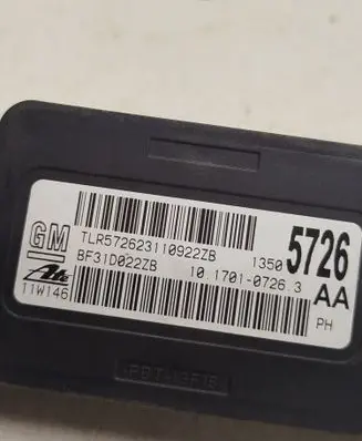 Opel Insignia A ESP acceleration yaw rate sensor BF31D022ZB 10170107263