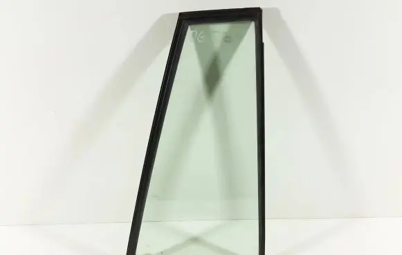 Rear vent window glass