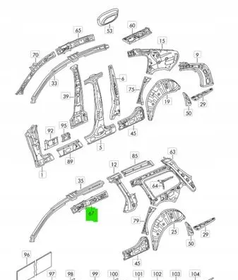 Volkswagen PASSAT B8 Complete body kit 3C9810347A