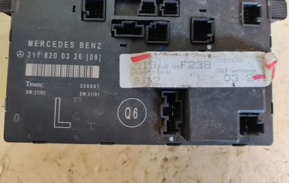 Mercedes-Benz E W211 Other control units/modules 2118200326