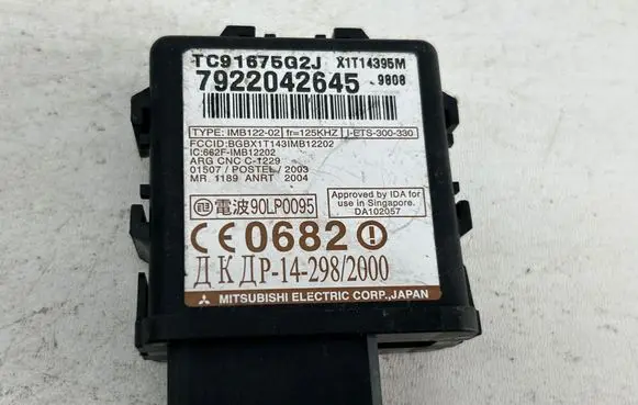 Ford Ranger Immobilizer control unit/module TC91675G2J X1T14395M 7922042645