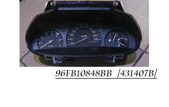 Ford Fiesta Speedometer (instrument cluster) 96FB10848BB 431407B