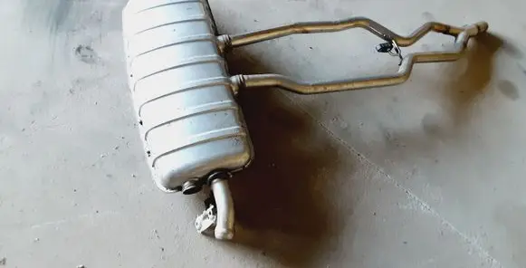 Volkswagen Touareg II Muffler/silencer 7P5253181