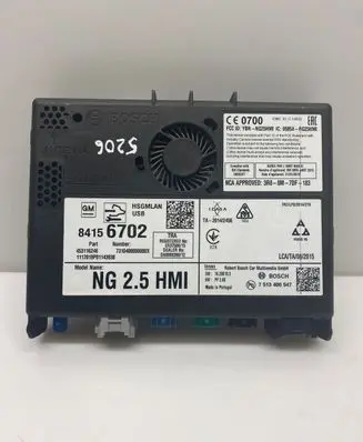 Opel Astra K GPS navigation control unit/module 84156702 7513400547 TA20142456