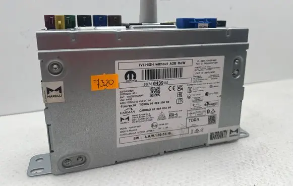 Peugeot Partner Radio/GPS head unit trim 9873043980