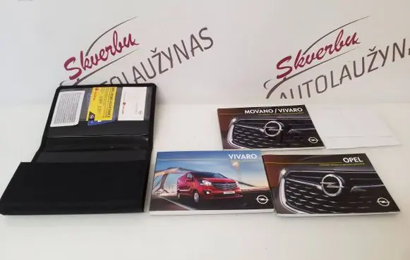 Opel Vivaro Owners service history hand book 