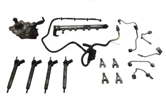 BMW 5 E60 E61 Fuel injection system set 0445214184 7807495 0445116001