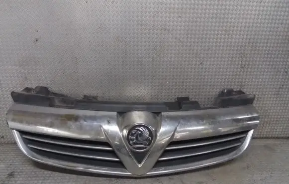Opel Zafira B Front bumper upper radiator grill 13247331