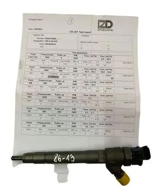 Renault Trafic III (X82) Fuel injector 0445110569