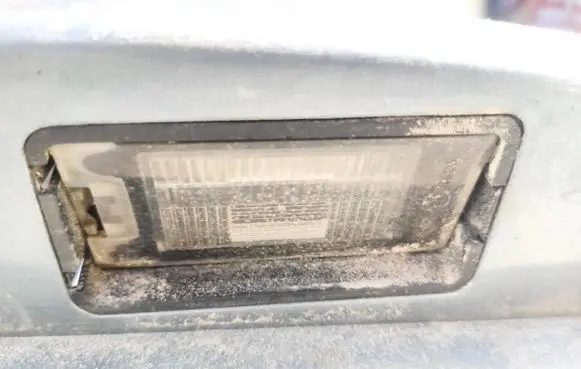 Seat Altea Number plate light