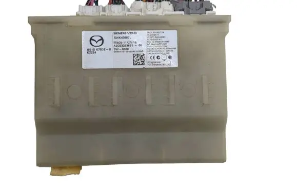 Mazda 6 Keyless (KESSY) go control unit/module GS1D675DZG A2C53293651 5WK43887L