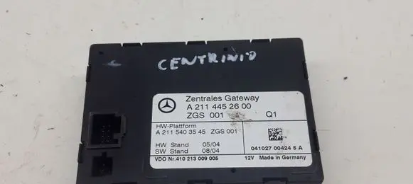 Mercedes-Benz E W211 Door central lock control unit/module A2114452600