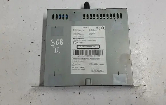 Peugeot 308 Navigation unit CD/DVD player 9805593680