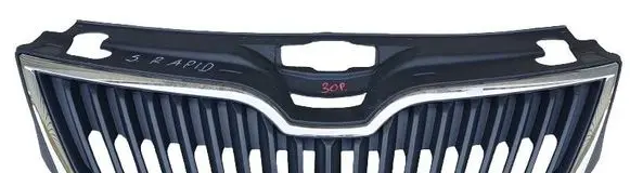 Skoda Rapid (NH) Front bumper upper radiator grill 5ja853668