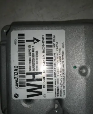 Jeep Grand Cherokee (WK) Airbag control unit/module 04896233AD 0285001859 TMD354635121