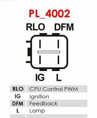 Toyota RAV 4 (XA30) Generator/alternator 104210-4760 DAN1052