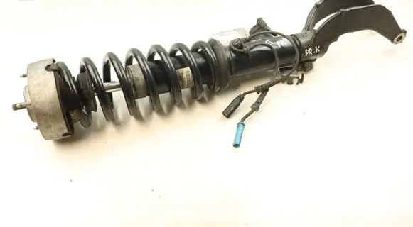 Front shock absorber with coil spring
