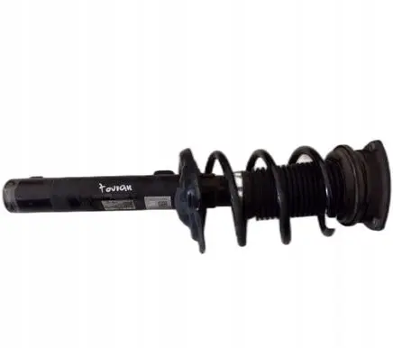 Front shock absorber with coil spring