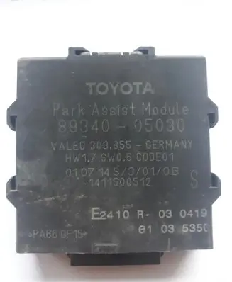 Toyota Avensis T270 Parking PDC control unit/module 8934005030