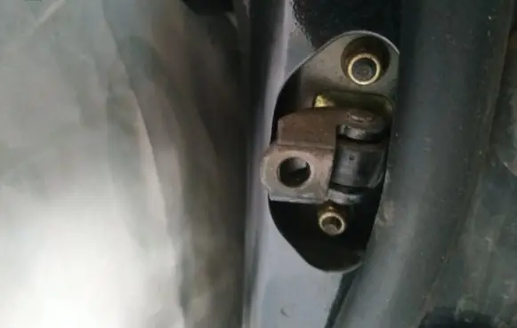 Jaguar X-Type Rear door check strap stopper