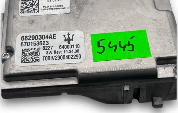 Maserati Levante Central body control module A5445 68290304AE