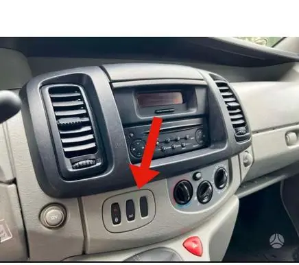 Opel Vivaro Central locking switch button