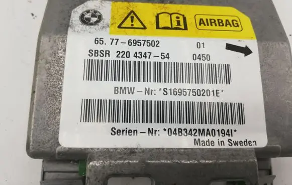 BMW 5 E60 E61 Airbag control unit/module 65776957502 6957502