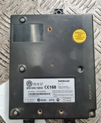 Volkswagen PASSAT B6 Bluetooth control unit module 3C0035729E