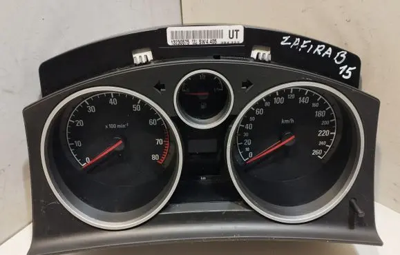 Opel Zafira B Speedometer (instrument cluster) 13230575