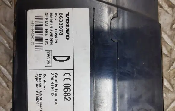 Volvo V70 Phone keyboard 