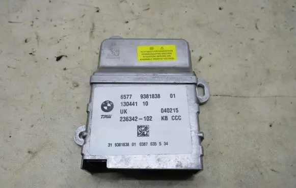 BMW i3 Airbag control unit/module 9381838
