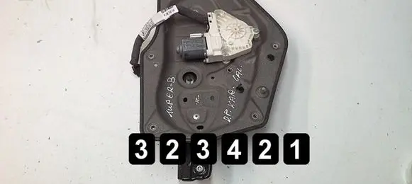 Front door window regulator with motor