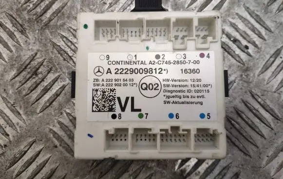 Mercedes-Benz GLC C253 Door control unit/module A2229009812