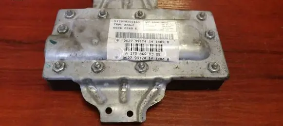 Front door airbag