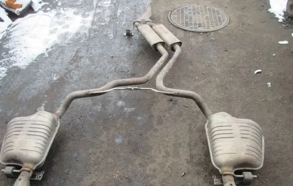 Audi A6 S6 C6 4F Middle muffler/silencer 
