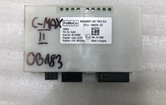 Ford C-MAX II Tow bar trailer control unit/module DT1J-19H378-CC