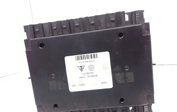 Volkswagen Touareg I Seat control module 7L0959760 05029400