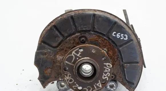 Volkswagen PASSAT CC Front wheel hub spindle knuckle 