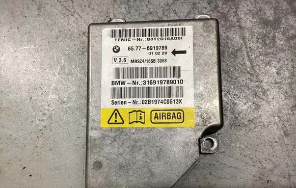 BMW 5 E39 Airbag control unit/module 6919789 316919789010 02B1974C0513X