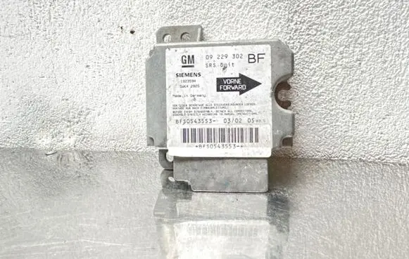 Opel Zafira A Airbag control unit/module 1923594 09229302 5WK42925