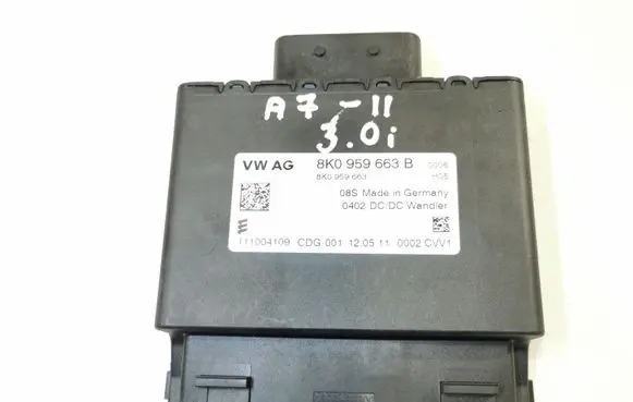 Audi A7 S7 4G Power management control unit 8K0959663B