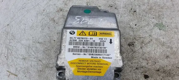 BMW 5 E60 E61 Airbag control unit/module 697837301 220439110