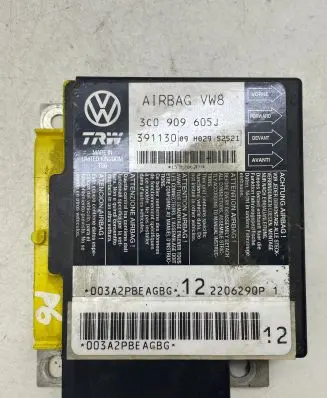 Volkswagen PASSAT B6 Airbag control unit/module 3C0909605J 2206290P 003A2PBEAGBG