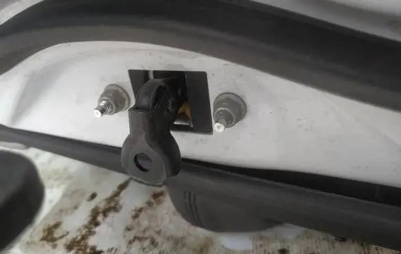 Jaguar XF Rear door check strap stopper