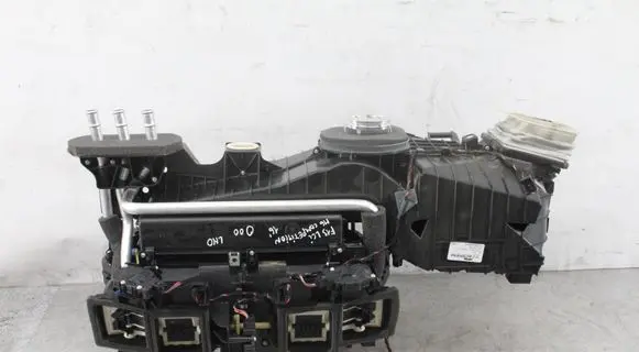 Interior heater climate box assembly