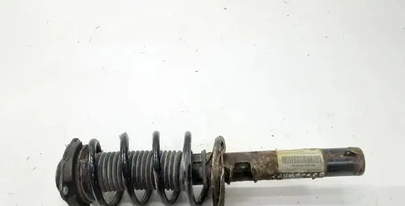 Front shock absorber with coil spring
