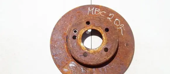 Mercedes-Benz C W202 Front brake disc neventiliuojamas